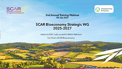 SCAR Bioeconomy Strategic WG 2025-2027