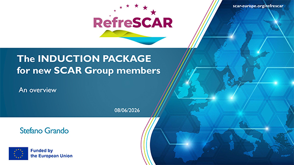 he INDUCTION PACKAGE for new SCAR Group members