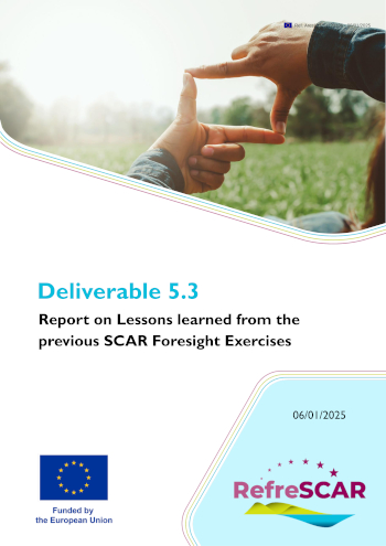 Deliverable 5.3  - Report on Lessons learned from the previous SCAR Foresight Exercises