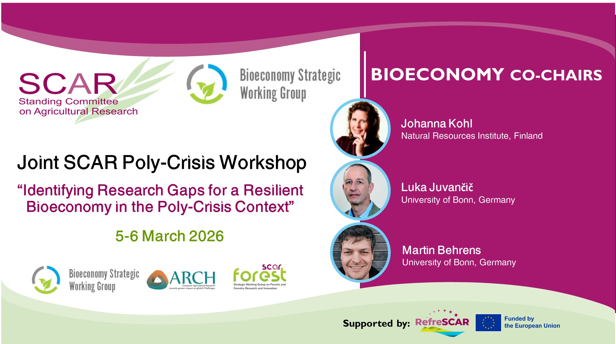 Bioeconomy speakers