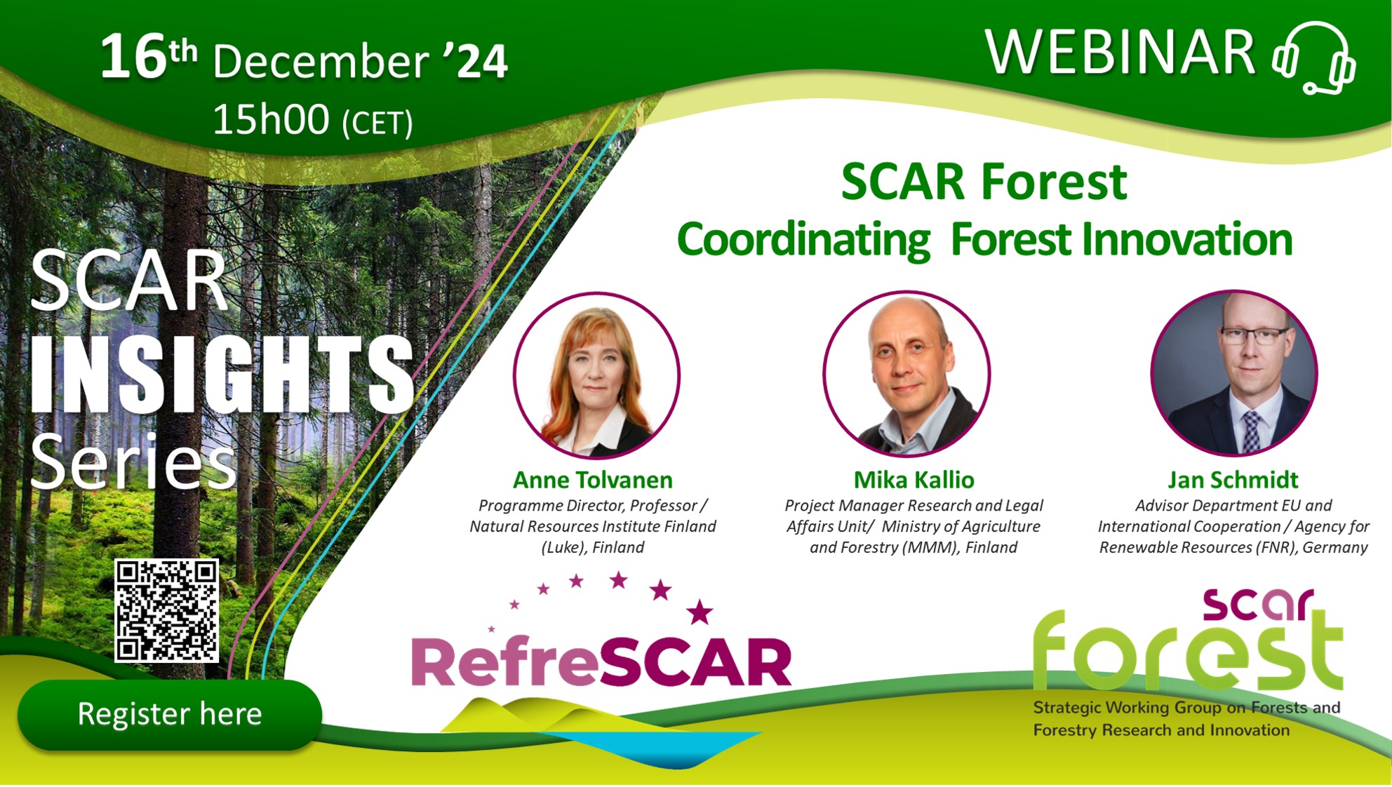 SCAR INSIGHTS SERIES – FIRST WEBINAR