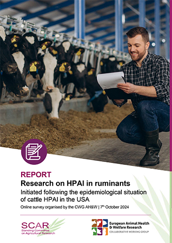 New Animal Health & Welfare WG Report