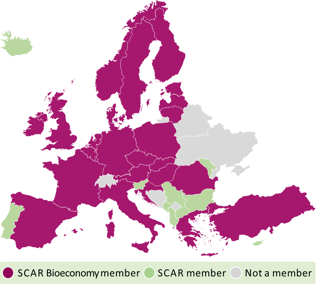 Bioeconomy members map