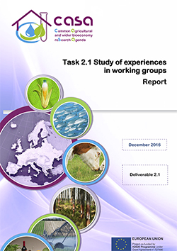 Deliverable 2.1 - Study of experiences in working groups