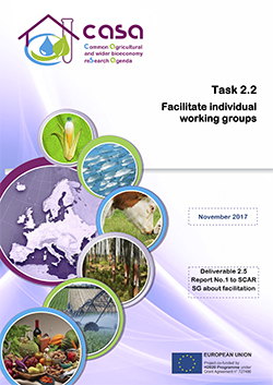 Deliverable 2.5 - Facilitate individual working groups
