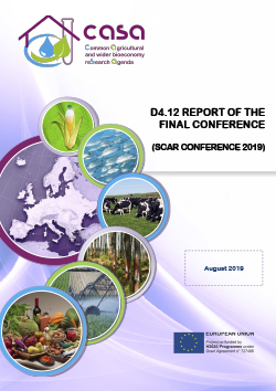 Deliverable 4.12 - Report of the final Conference (SCAR Conference 2019)