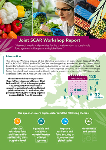Join SCAR Workshop Report