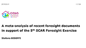 5th SCAR Foresight Exercise  -  Foresight Group Documents