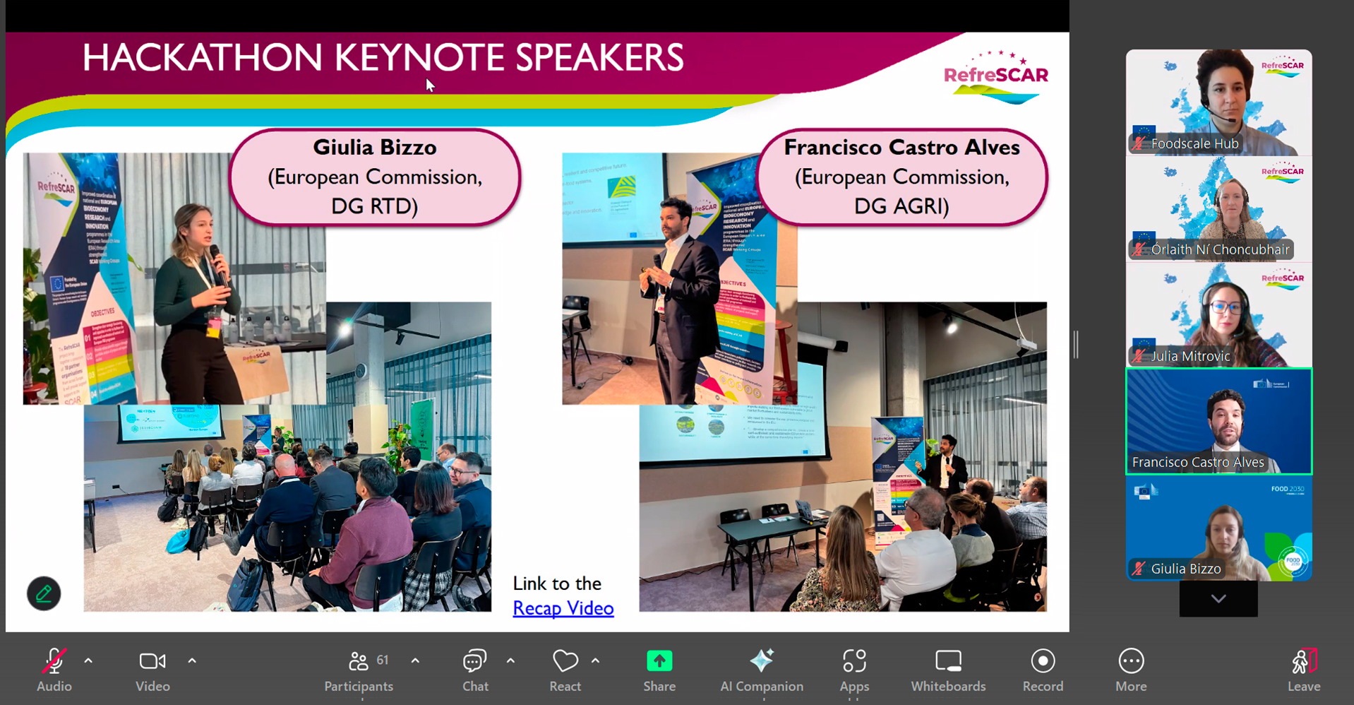 RefreSCAR 6th webinar