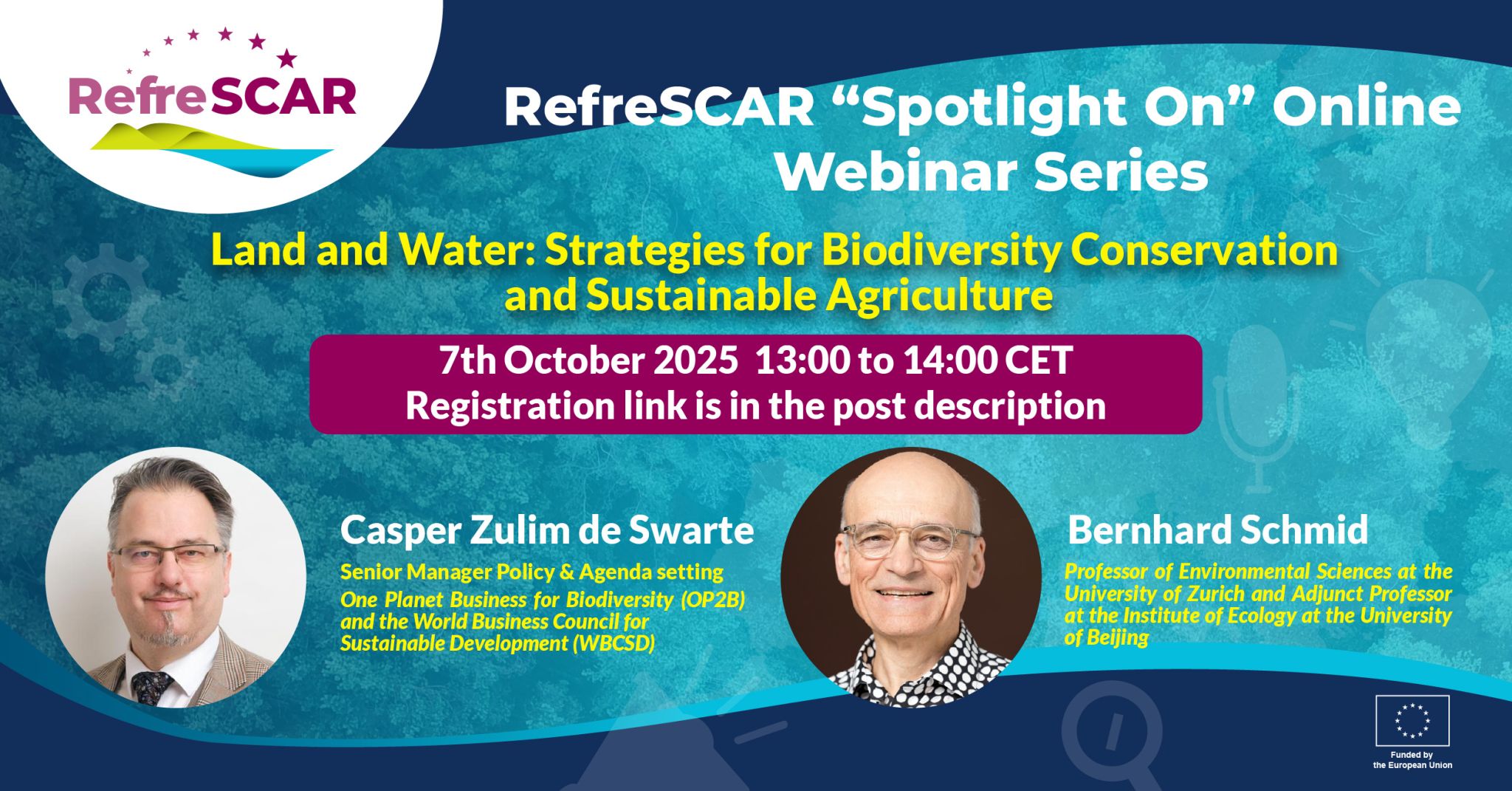 Save the Date : RefreSCAR Spotlight On Webinar n°5 Save the Date : RefreSCAR Spotlight On Webinar n°5