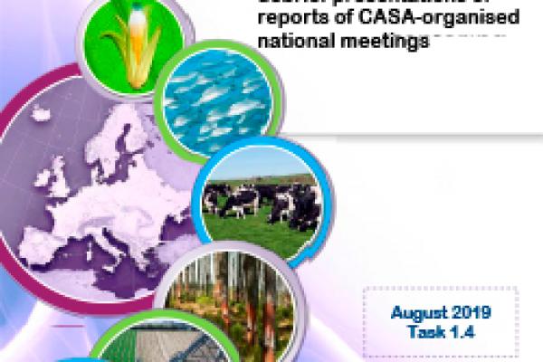 Deliverable 1.4 - Compilation report with programmes and debrief presentations or reports of CASA