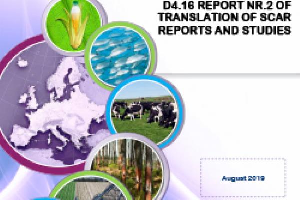 Deliverable 4.16 - Report Nr2 of translation of SCAR reports and studies